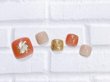 フィールネイル 天王町店(feelnail)/フット・トレンド定額　9500円