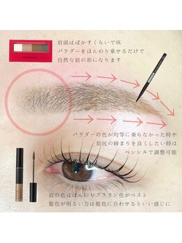 サネリ(Saneli)/眉メイクのポイント