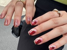 スノー ドロップ(Snow drop)/ニュアンスネイル