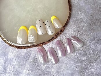 ネイルサロン アニーアンドジーノ シド(NAIL SALON Annie&Gino shido)/八月キャンペンネイル