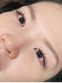 アイラッシュ ミーコ(Eyelash MEEK)&nbsp;ナチュラルバインドロック　カールを抑えたお仕上がり