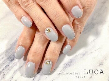 ネイルアトリエルカ(nail atelier LUCA)/R-70 シンプルオフィスネイル