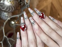 パザパネイル(pas a pas nail)/チェックネイル