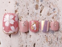 アイネイルズ 吉祥寺店(I nails)/フラワーピンクフット[吉祥寺]