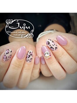 ジュジュ(Juju)/夏のレオパードネイル