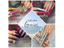 グラシアスドット(Gracias.)の雰囲気（ストーンやパーツ、ネイルカラーもめっちゃ充実♪）