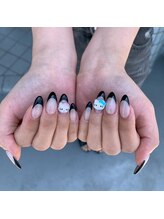 ビー 高槻(be)/ネイルアート/スキニーフレンチ