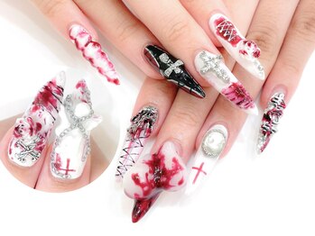 ネイルコレクション ピンク(Nail Collection Pink)/スカルプ放題★ホラーネイル