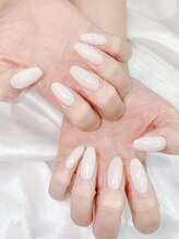 エクラ(eclat)/ホワイトミラーネイル☆