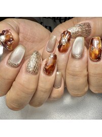 べっ甲×フラワー