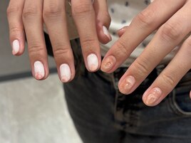 うるうるピンクネイル