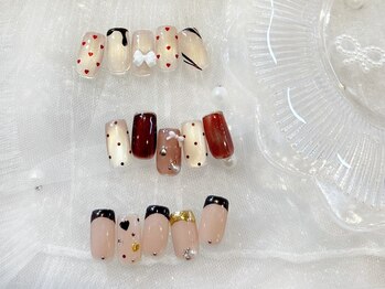 リナータ 新宿東口店(Rinata)の写真/≪韓国ネイル¥8000～ドライケア込み≫SNS映え間違いなしのデザイン☆トレンドパーツ多数入荷☆
