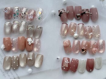 ファーストネイルアンドアイラッシュ 札幌駅前店(1stNAIL&eyelash)の写真/仕上がり・モチ全て◎【ご新規様オフ無料◎人気の定額デザイン¥6900~】高技術の人気店!お洒落女子も満足♪