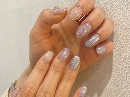 推し色ネイル