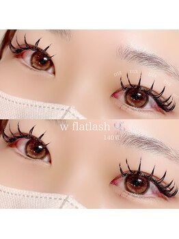 ガレリア ビューティー 桑名店(GALLARIA Beauty)/<マツエク>ダブルフラット♪