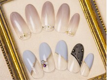 クアトログランシュ 青葉台(QUATRO×GranCieux)/秋ネイル／6500円