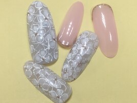 手描き＆繊細なフラワーアート