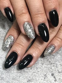 ワンカラー　ラメ