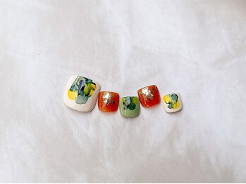 エイミー 金町(amy)/インクフットネイル