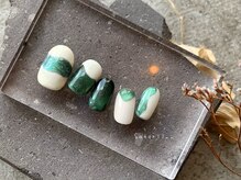 サトリネイルルーム 西宮北口(satori nail room)/エメラルド+