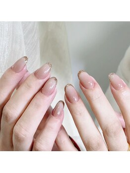 ピンキーネイル(Pinky Nail)/ガラスフレンチ