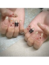 モアナ 堺岩室店(MOANA)/ラメグラ/バレンタインネイル