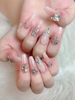 ワイエムネイル(YM_nail)の写真/【蒲郡駅から車で10分】安くて可愛いデザインが豊富。マンツーマン施術の自宅サロンで理想の指先を叶える◎