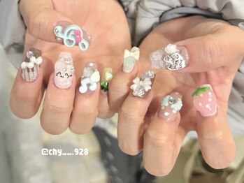 ブルー(BLUE)/パーツ盛り放題無制限◎