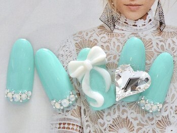 ネイルサロンラグジュアリー 梅田店(LUXURY)/3Dリボン