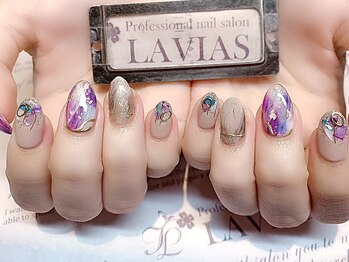 プロフェッショナル ネイルサロン ラヴィアス(LAVIAS)/【ジェル】10本アートし放題