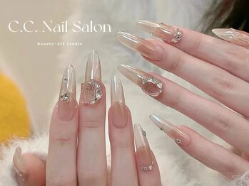 シーシーネイルサロン 池袋(C.C.Nail salon)/長さ出しパーツつけ放題
