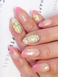 春のパステルフラワーアート