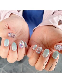 ペティアン エトワール アイラッシュアンドネイル(PETILLANT etoile)/フリーデザインジェル¥7700