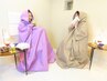 よもぎ蒸し2～3名同時・ヘッドスパ2名同時のご予約は事前にお電話ください。