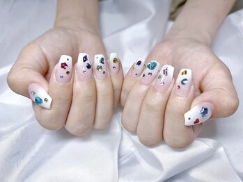 シンプル持込 カラフルストーン