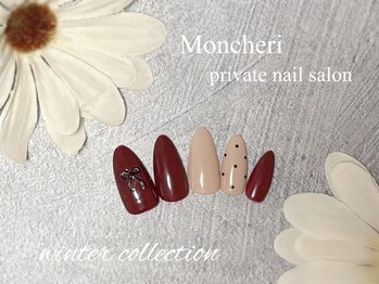 モンシェリ(Moncheri)/リボン×ドット
