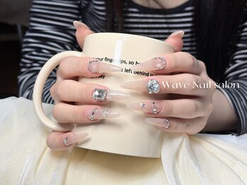 ウェーブネイルサロン'('Wave Nail salon)/持ち込みデザイン/フィルイン