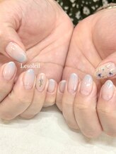 ル ソレイユ(Le soleil)/フラワーネイル　byあやか