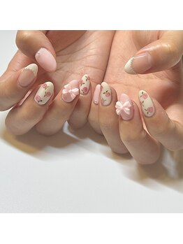 キクヤ(Kikuya)/薔薇ネイル