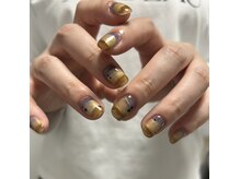 ラテネイル(Latte nail)の雰囲気（お爪に優しい、ベース一層残しのフィルイン施術）