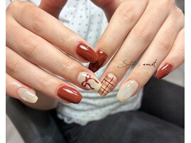 ～ブラウンチェック×リボン～