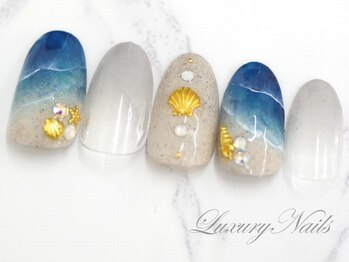 ラグジュアリーネイルズ オオミヤ(Luxury Nails Omiya)/爽やか*summerネイル