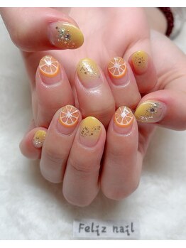フェリスネイル 池袋店(Feliz Nail)/レモンネイル［池袋]