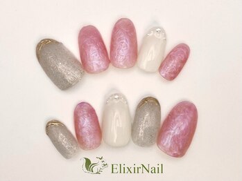 エリクサーネイル 神田(Elixir Nail)/シンプル/クーポン使用