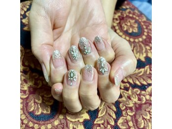 ブランシュ 藤沢(Blanche)/オーダーメイドネイル ラメ