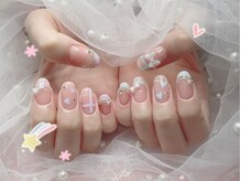 ブリー(Brille)/バレンタインネイル