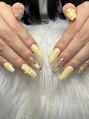 ナビネイル 茨木市店(NABI NAIL) イエロークロムネイル♪