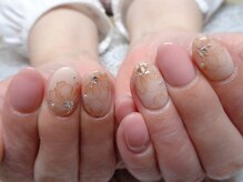 アミュリー ネイル アトリエ(Amury nail atelier)/ニュアンス フラワー シアー