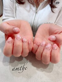 ぷっくりお花アート