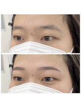 わたしいろ/アイブロウワックスbefore after